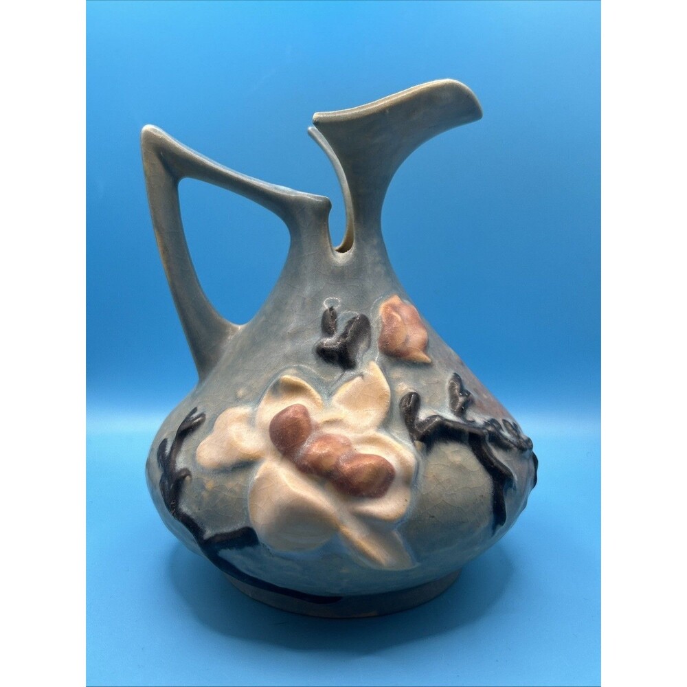 Roseville Magnolia Pottery - 1940's Roseville Magnolia 13-6" Ewer Pitcher